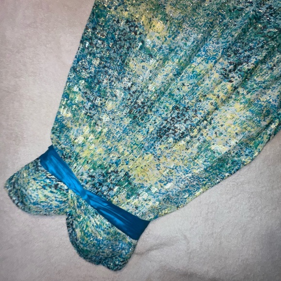 BCBG MaxAzria Metallic Chiffon Dress - Picture 11 of 13